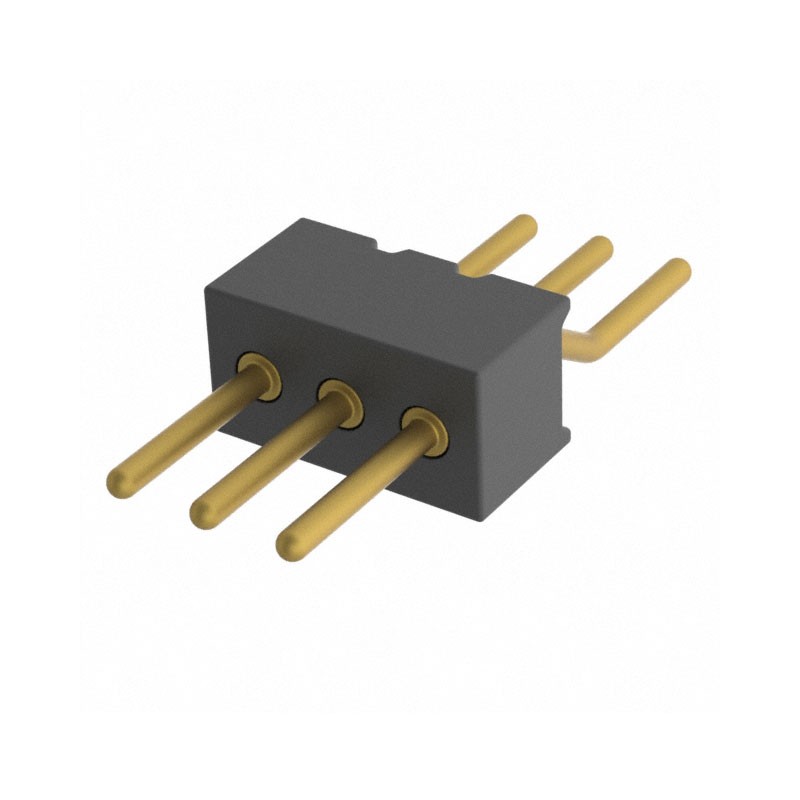 1 pcs : 850-10-003-40-001000 - CONN HEADER SMD R/A 3POS 1.27MM