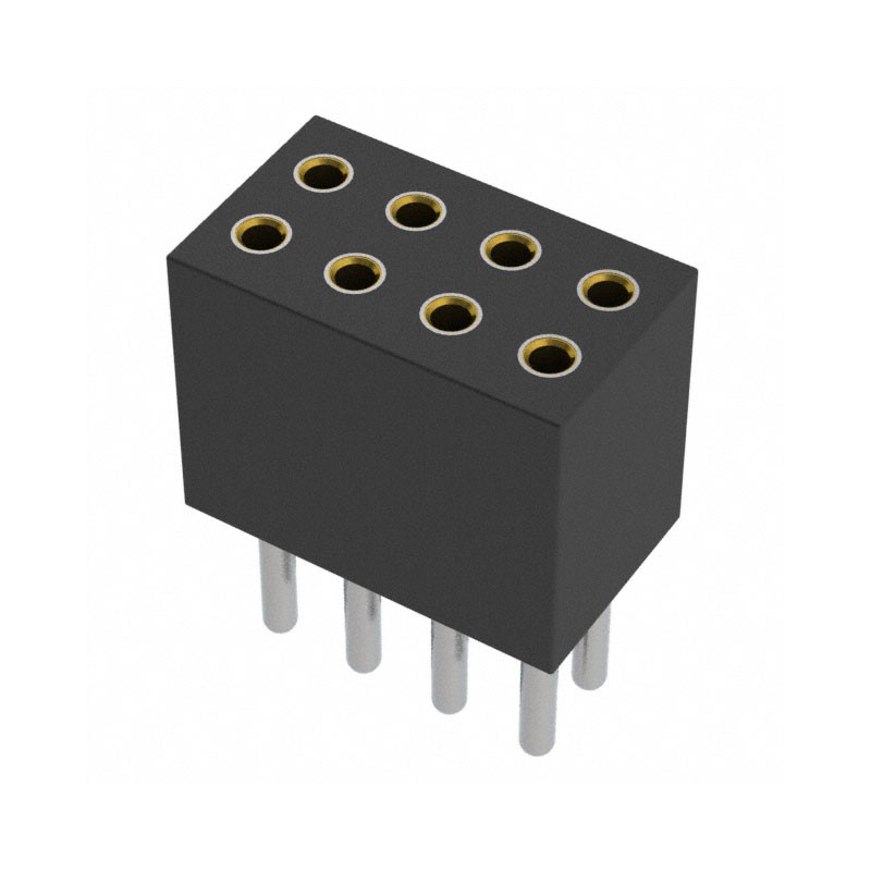 1 pcs : 853-43-008-10-001000 - CONN RCPT 8POS 0.05 GOLD PCB