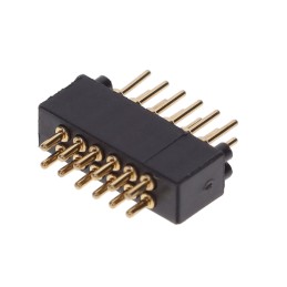 1 pcs : 855-22-012-10-001101 - CONN SPRING PISTON 12POS PCB