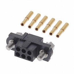 1 pcs : M80-4610605 - CONN RCPT 6P CRIMP 24-28AWG GOLD