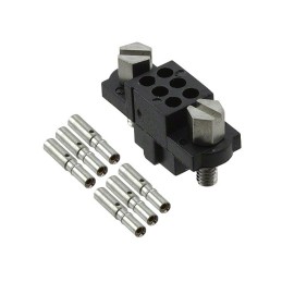 1 pcs : M80-4600642 - CONN RCPT 6POS CRIMP 22AWG GOLD