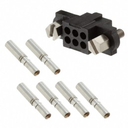 1 pcs : M80-4610642 - CONN RCPT 6P CRIMP 24-28AWG GOLD