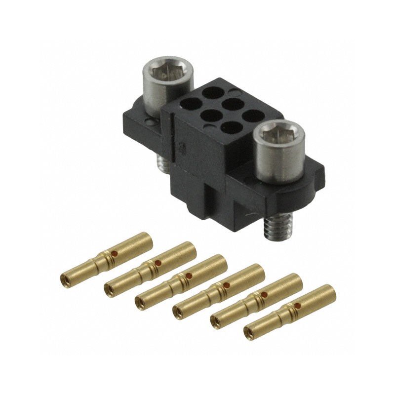 1 pcs : M80-4800605 - CONN RCPT 6POS CRIMP 22AWG GOLD