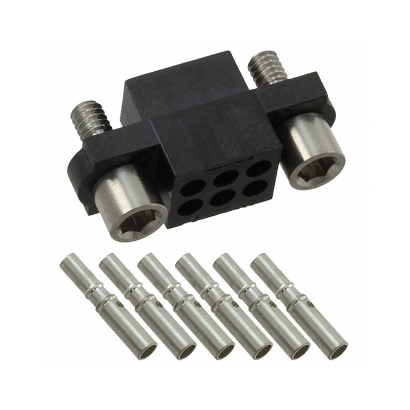 1 pcs : M80-4810642 - CONN RCPT 6P CRIMP 24-28AWG GOLD