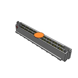 1 pcs : NVAF-DP-02-2-05.0-S-2-K-TR - CONN HD ARRAY SKT 16PAIR SMD