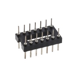 1 pcs : 150-90-314-00-001000 - CONN HDR DIP POST 14POS TIN-LEAD