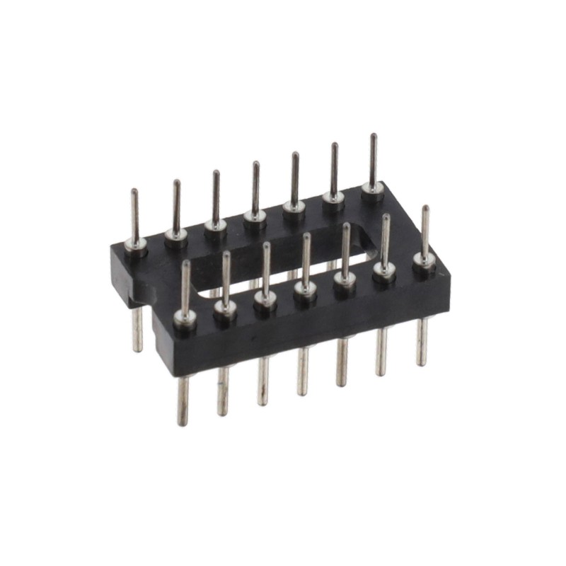 1 pcs : 150-90-314-00-001000 - CONN HDR DIP POST 14POS TIN-LEAD