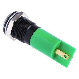 1 pcs - RS PRO Green Panel Mount Indicator, 230V ac, 14mm Mounting Hole Size, IP67