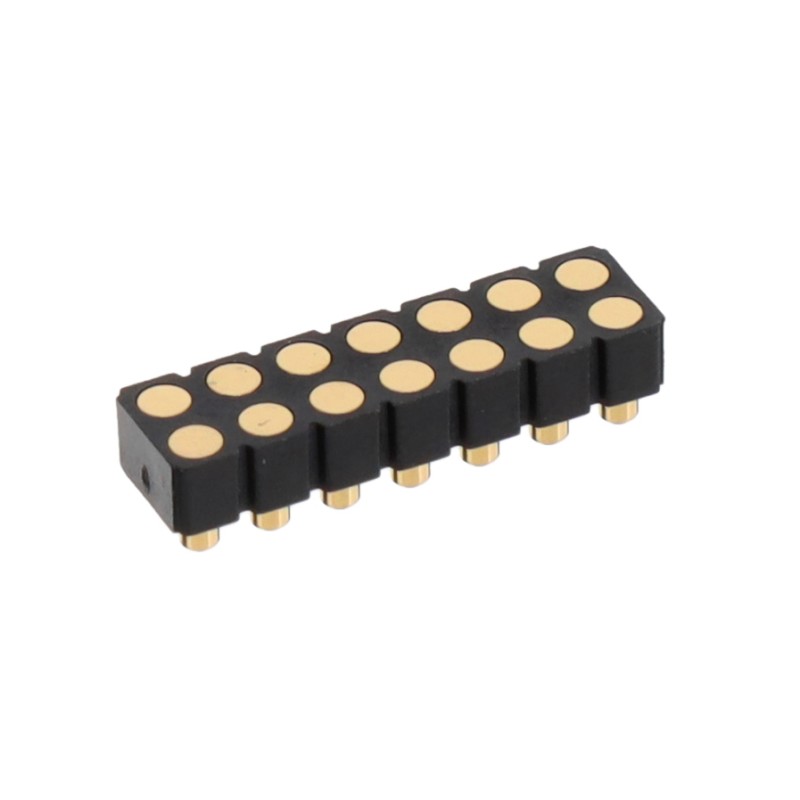 1 pcs : 419-10-214-30-041000 - CONN SPRING TARGET 14POS SMD