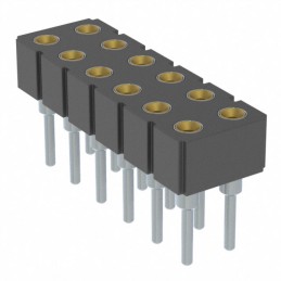 1 pcs : 803-43-012-10-002000 - CONN RCPT 12POS 0.1 GOLD PCB