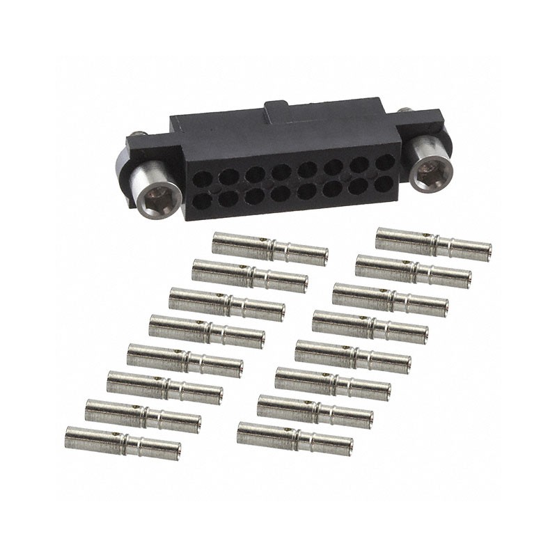 1 pcs : M80-4801642 - CONN RCPT 16POS CRIMP 22AWG GOLD