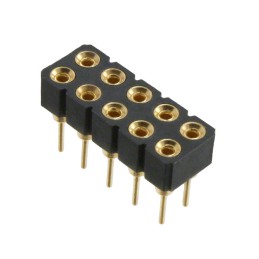 1 pcs : 410-13-210-41-001000 - CONN RCPT 10POS 0.1 GOLD PCB