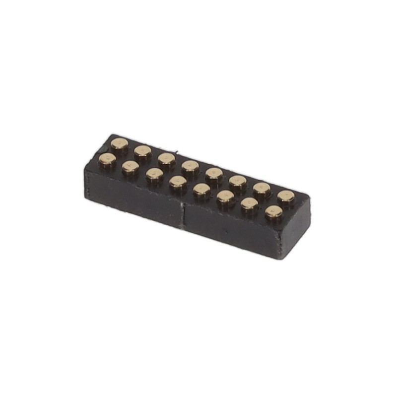 1 pcs : 857-10-016-30-002000 - CONN SPRING TARGET 16POS SMD