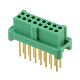 1 pcs : G125-FV21605L0P - CONN RCPT 16POS 0.049 GOLD PCB