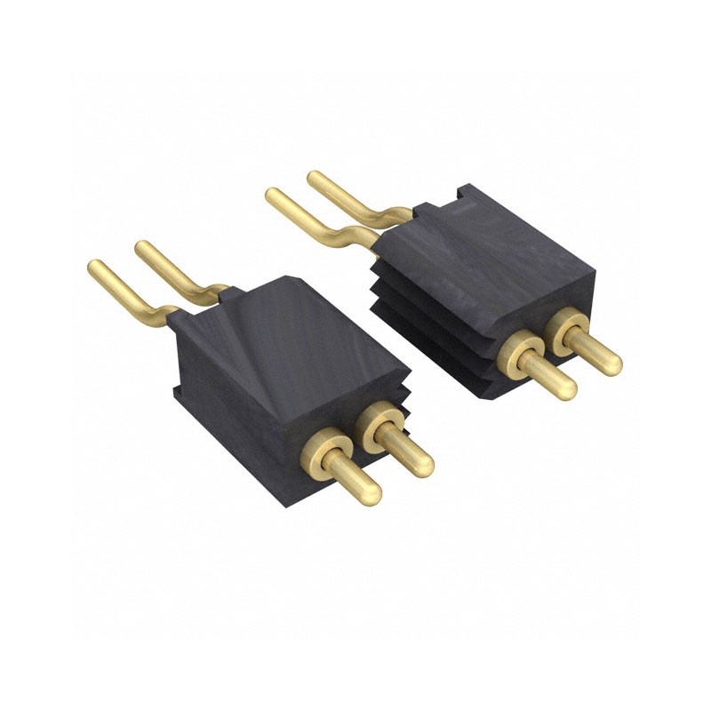 1 pcs : 854-22-010-40-001101 - CONN SPRING PISTON 10POS R/A SMD