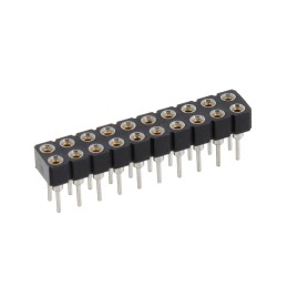 1 pcs : 410-93-220-41-001000 - CONN RCPT 20POS 0.1 GOLD PCB