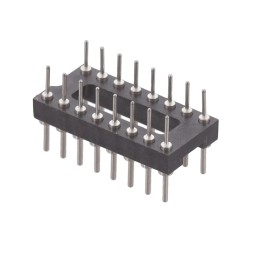 1 pcs : 150-90-316-00-001000 - CONN HDR DIP POST 16POS TIN-LEAD