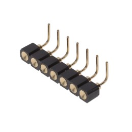 1 pcs : 399-10-107-10-007000 - CONN SPRING TARGET 7POS R/A PCB