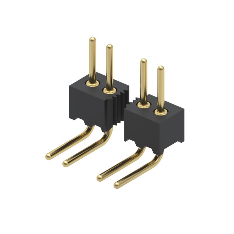 1 pcs : 850-10-008-20-001000 - CONN HEADER R/A 8POS 1.27MM