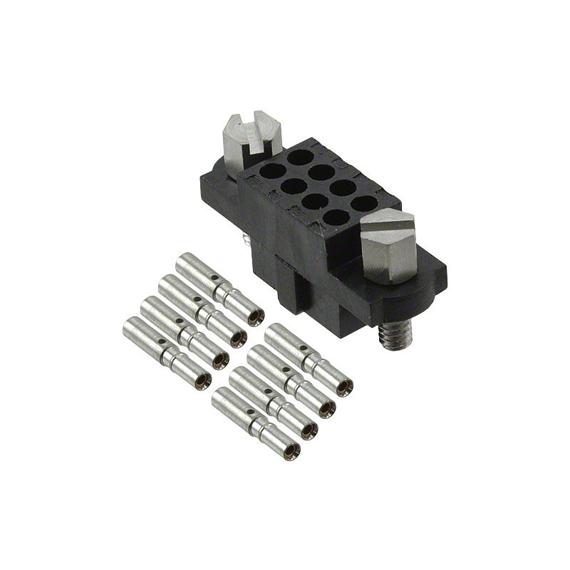 1 pcs : M80-4600842 - CONN RCPT 8POS CRIMP 22AWG GOLD