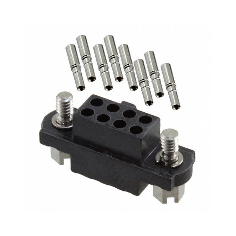 1 pcs : M80-4610842 - CONN RCPT 8P CRIMP 24-28AWG GOLD