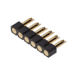 1 pcs : 330-10-106-00-240000 - CONN SPRING TARGET 6POS SLD PCB