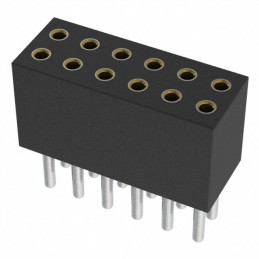 1 pcs : 853-41-012-10-001000 - CONN RCPT 12POS 0.05 GOLD PCB