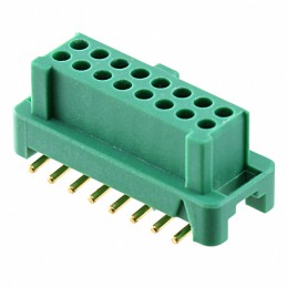 1 pcs : G125-FS11605L0P - CONN RCPT 16POS 0.049 GOLD SMD