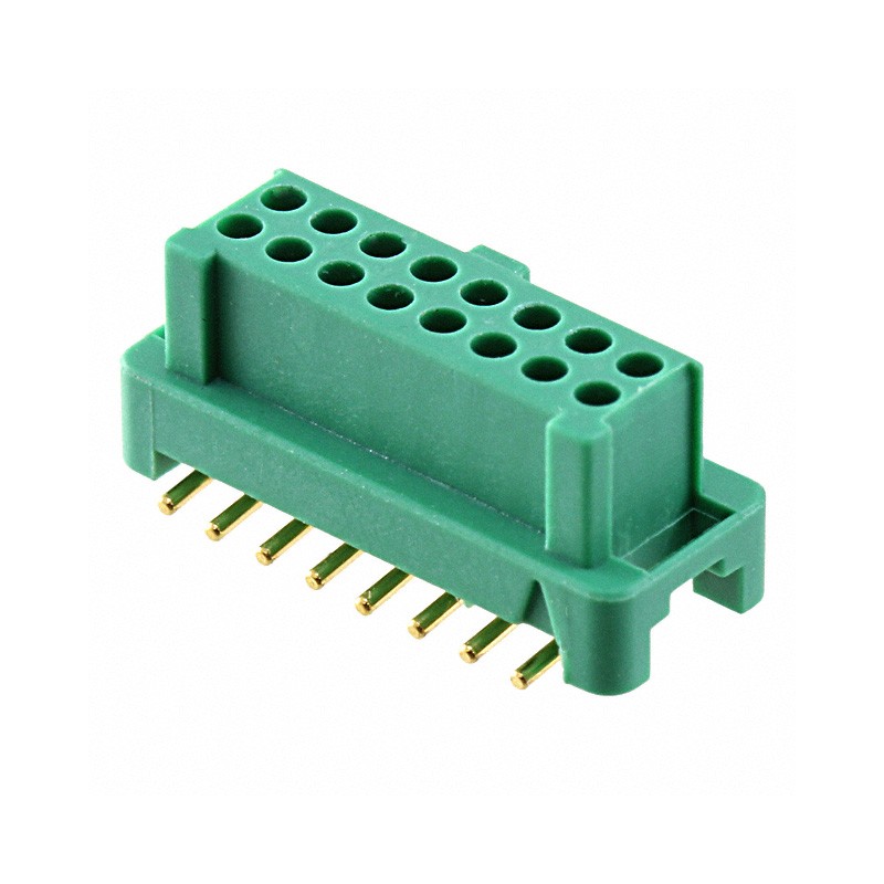 1 pcs : G125-FS11605L0P - CONN RCPT 16POS 0.049 GOLD SMD