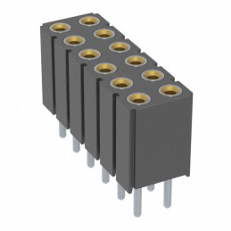 1 pcs : 803-93-012-10-001000 - CONN RCPT 12POS 0.1 GOLD PCB