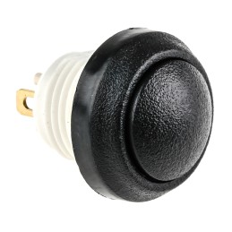1 pcs - ITW Switches 48 Series Miniature Push Button Switch, Latching, Panel Mount, 13.6mm Cutout, SPST, Clear LED, 48V dc, IP67
