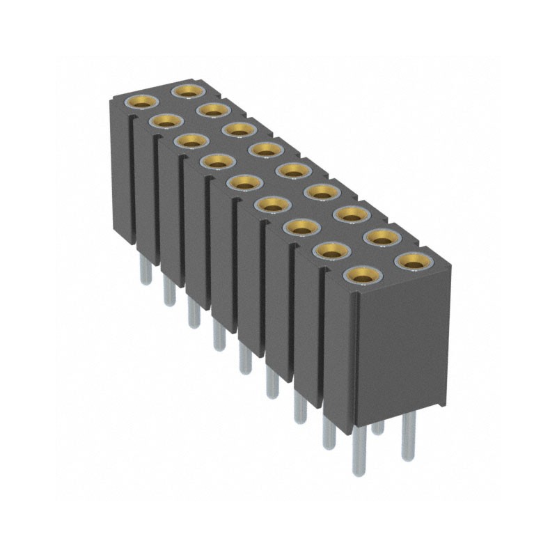 1 pcs : 803-41-018-10-001000 - CONN RCPT 18POS 0.1 GOLD PCB