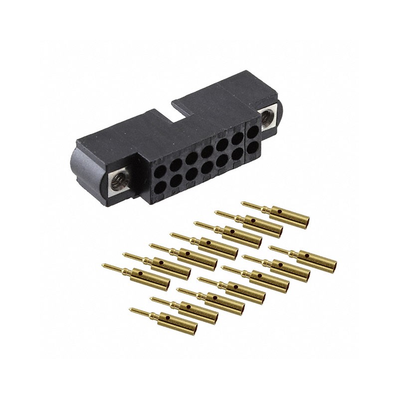 1 pcs : M80-5601405 - CONN HEADER 14P CRIMP 22AWG GOLD