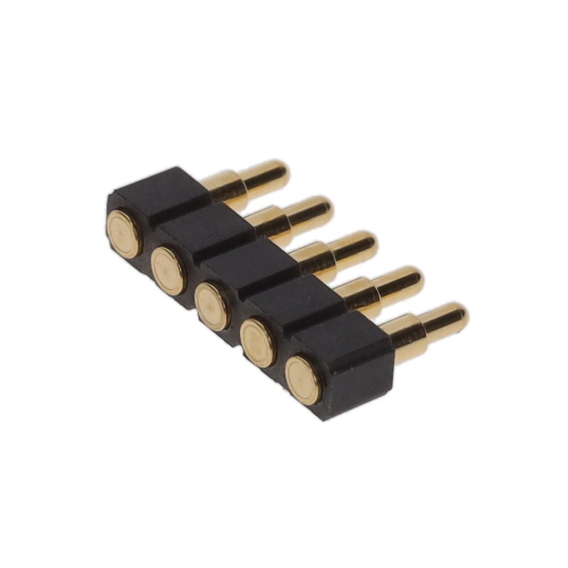 1 pcs : 819-22-005-30-001101 - CONN SPRING PISTON 5POS SMD