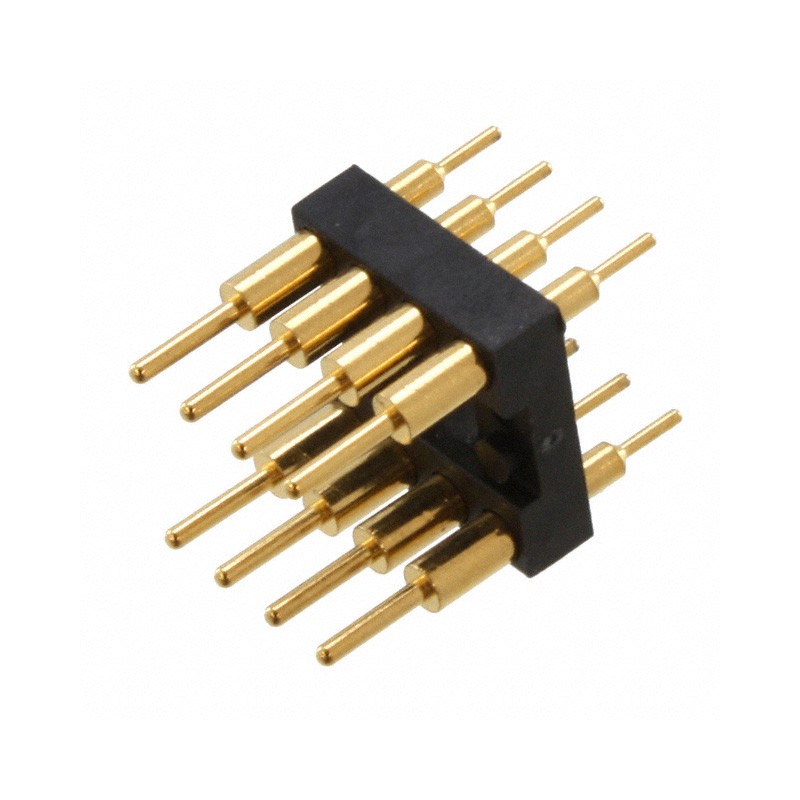 1 pcs : 134-10-308-00-050000 - CONN HDR DIP POST 8POS GOLD