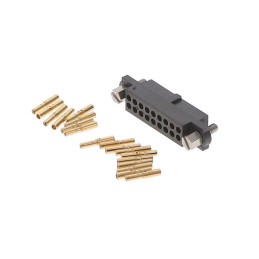 1 pcs : M80-4611805 - CONN RCPT 18POS CRIMP 24-28AWG