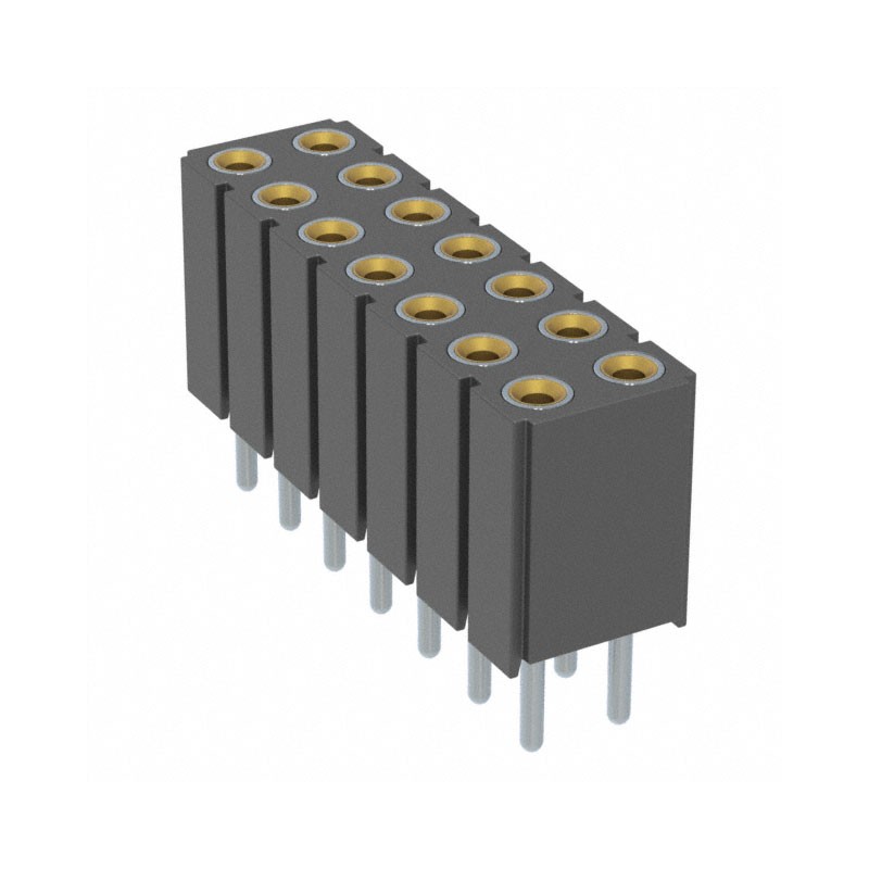 1 pcs : 803-43-014-10-001000 - CONN RCPT 14POS 0.1 GOLD PCB