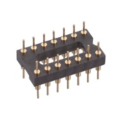 1 pcs : 142-10-314-00-591000 - CONN HDR DIP POST 14POS GOLD