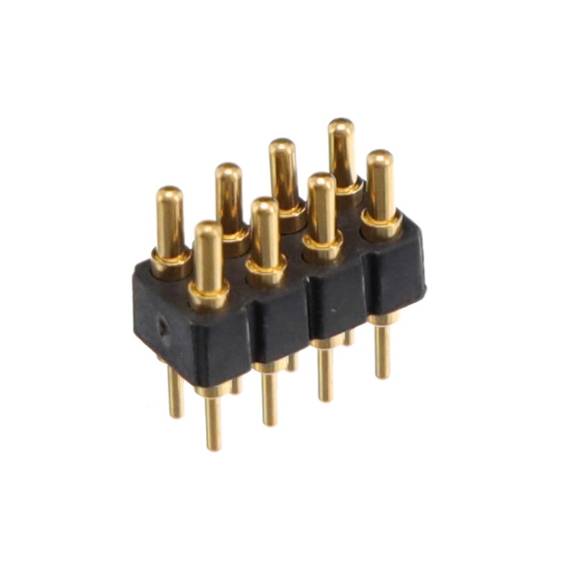 1 pcs : 827-22-008-10-002101 - CONN SPRING PISTON 8POS PCB