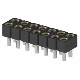 1 pcs : 835-43-014-10-001000 - CONN RCPT 14POS 0.1 GOLD PCB