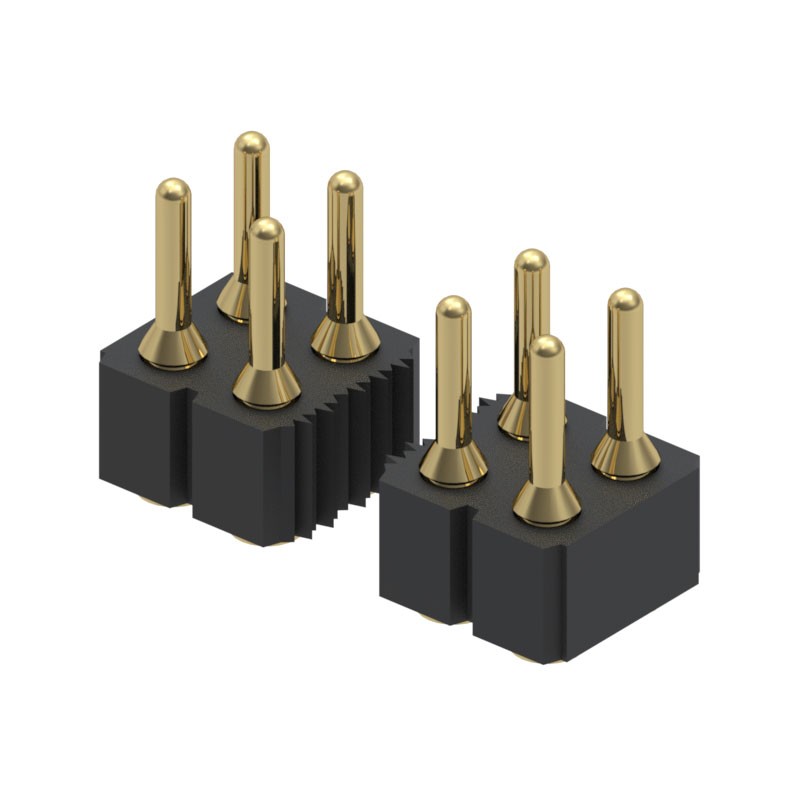 1 pcs : 449-10-272-00-560000 - CONN HEADER SMD 72POS 2.54MM