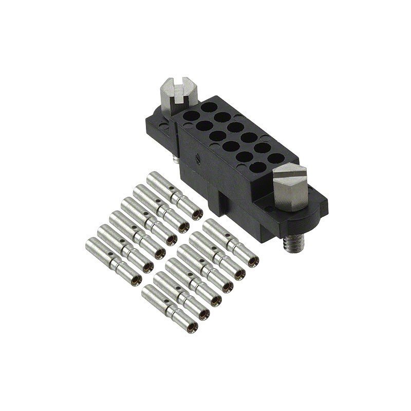 1 pcs : M80-4601242 - CONN RCPT 12POS CRIMP 22AWG GOLD