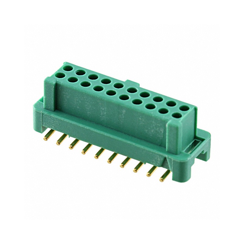 1 pcs : G125-FS12005L0P - CONN RCPT 20POS 0.049 GOLD SMD