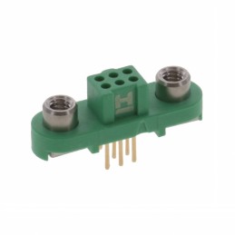 1 pcs : G125-FV10605F2P - CONN RCPT 6POS 0.049 GOLD PCB