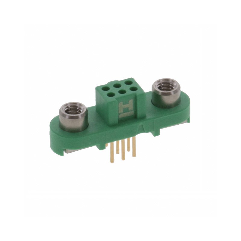 1 pcs : G125-FV10605F2P - CONN RCPT 6POS 0.049 GOLD PCB