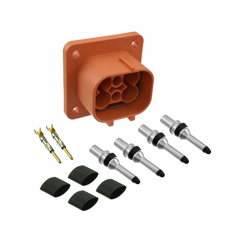 1 pcs : ELR4A03 - CONN RCPT 4POS