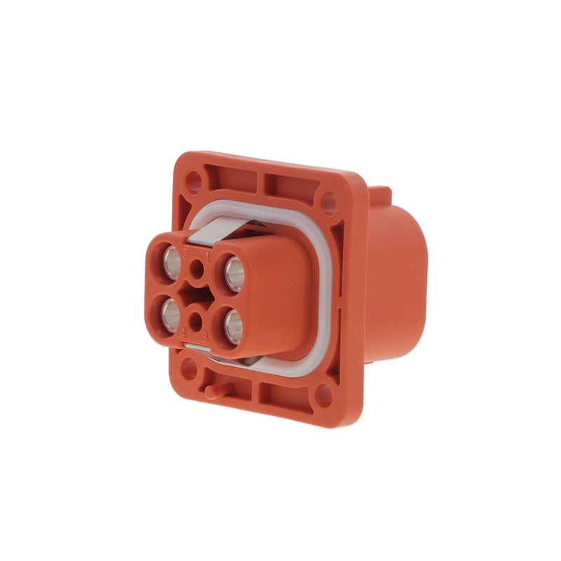 1 pcs : ELR4A04 - CONN RCPT 4POS