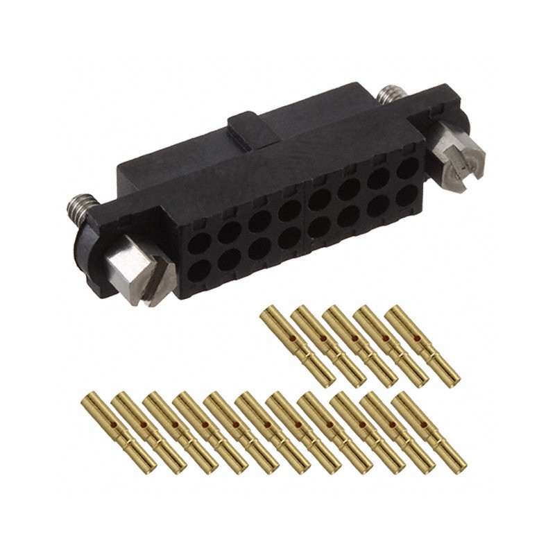 1 pcs : M80-4601605 - CONN RCPT 16POS CRIMP 22AWG GOLD