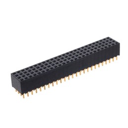 1 pcs : SQT-125-01-G-Q - CONN RCPT 100POS 0.079 GOLD PCB