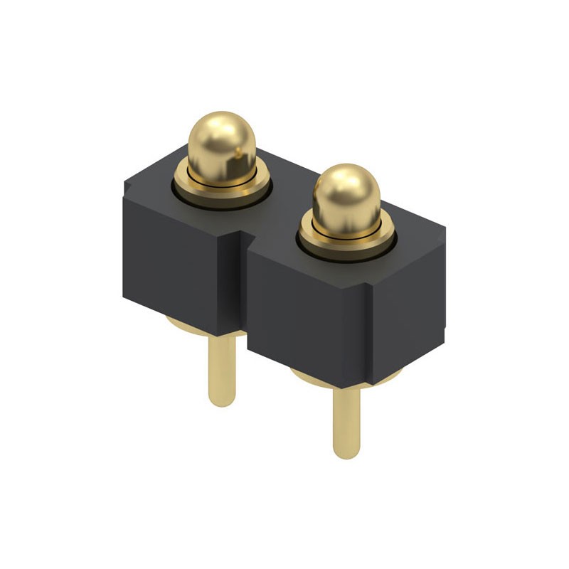 1 pcs : 821-22-002-10-000101 - CONN SPRING PISTON 2POS PCB